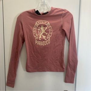 Parasuco long sleeve T-Shirt y2k 90s style